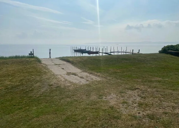 Semesterbostad Log With Hot Tub And Fjord View Viborg